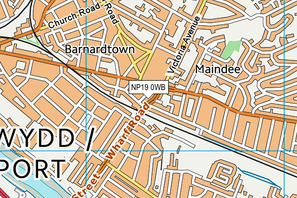 NP19 0WB map - OS VectorMap District (Ordnance Survey) NP19 0WB map - OS VectorMap District (Ordnance Survey)