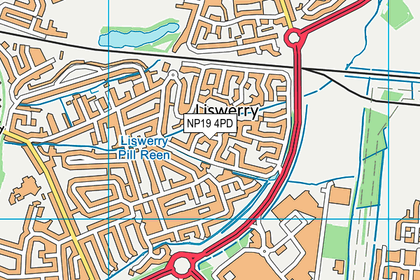 NP19 4PD map - OS VectorMap District (Ordnance Survey) NP19 4PD map - OS VectorMap District (Ordnance Survey)