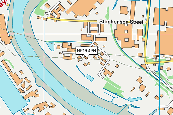 NP19 4PN map - OS VectorMap District (Ordnance Survey) NP19 4PN map - OS VectorMap District (Ordnance Survey)
