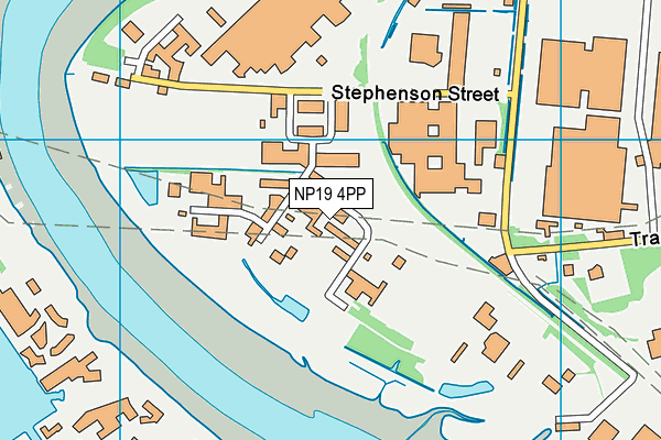 NP19 4PP map - OS VectorMap District (Ordnance Survey) NP19 4PP map - OS VectorMap District (Ordnance Survey)