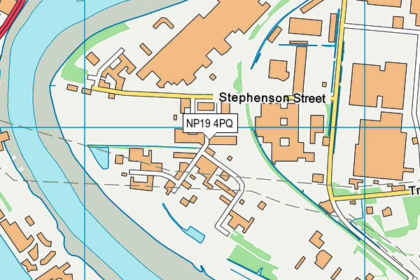 NP19 4PQ map - OS VectorMap District (Ordnance Survey) NP19 4PQ map - OS VectorMap District (Ordnance Survey)