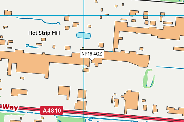NP19 4QZ map - OS VectorMap District (Ordnance Survey) NP19 4QZ map - OS VectorMap District (Ordnance Survey)