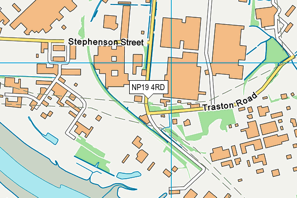 NP19 4RD map - OS VectorMap District (Ordnance Survey) NP19 4RD map - OS VectorMap District (Ordnance Survey)