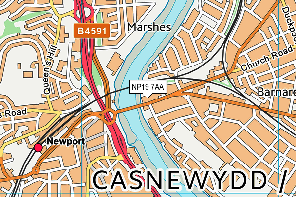 NP19 7AA map - OS VectorMap District (Ordnance Survey) NP19 7AA map - OS VectorMap District (Ordnance Survey)