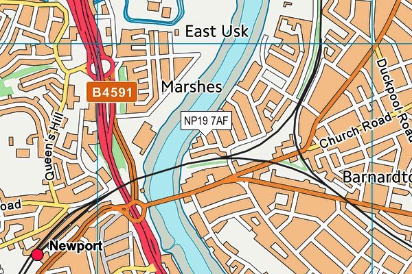 NP19 7AF map - OS VectorMap District (Ordnance Survey) NP19 7AF map - OS VectorMap District (Ordnance Survey)