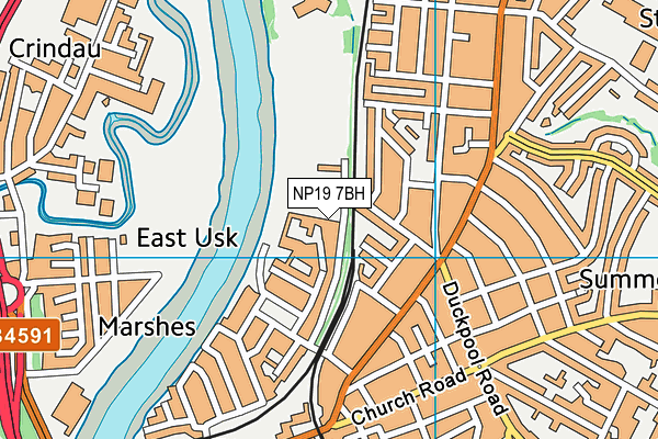 NP19 7BH map - OS VectorMap District (Ordnance Survey) NP19 7BH map - OS VectorMap District (Ordnance Survey)