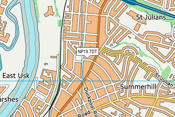 NP19 7DT map - OS VectorMap District (Ordnance Survey) NP19 7DT map - OS VectorMap District (Ordnance Survey)