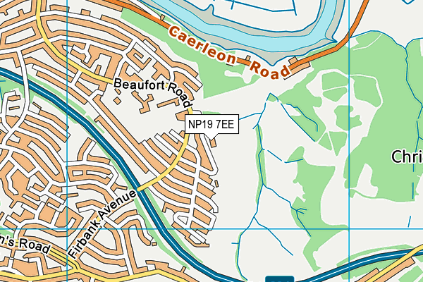 NP19 7EE map - OS VectorMap District (Ordnance Survey) NP19 7EE map - OS VectorMap District (Ordnance Survey)