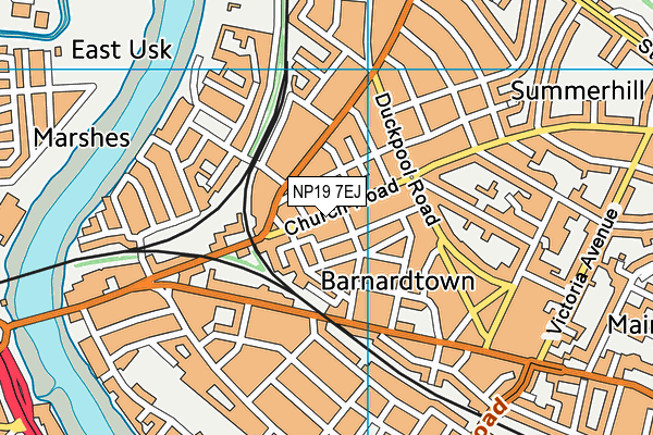 NP19 7EJ map - OS VectorMap District (Ordnance Survey) NP19 7EJ map - OS VectorMap District (Ordnance Survey)