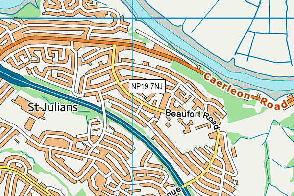 NP19 7NJ map - OS VectorMap District (Ordnance Survey) NP19 7NJ map - OS VectorMap District (Ordnance Survey)