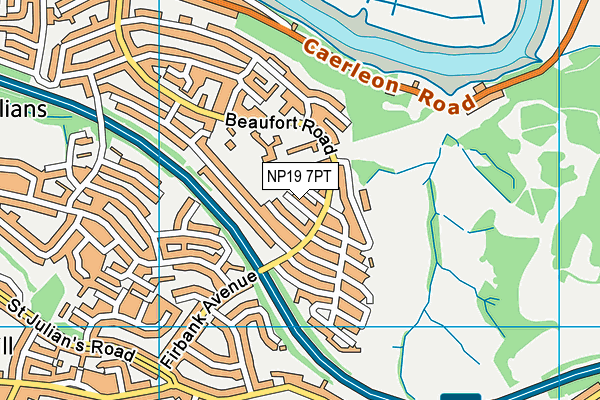 NP19 7PT map - OS VectorMap District (Ordnance Survey) NP19 7PT map - OS VectorMap District (Ordnance Survey)