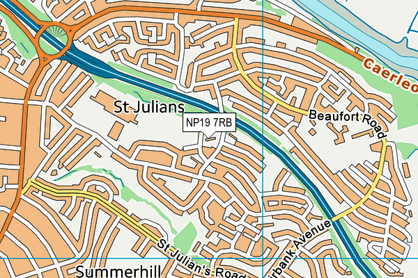 NP19 7RB map - OS VectorMap District (Ordnance Survey) NP19 7RB map - OS VectorMap District (Ordnance Survey)