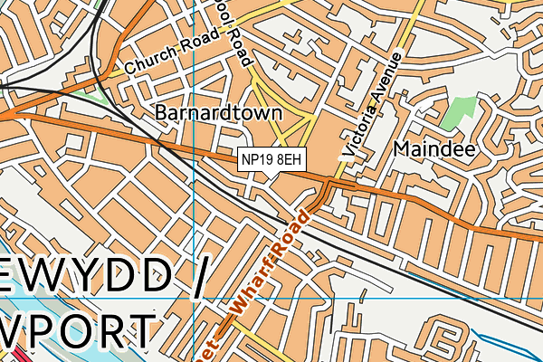 NP19 8EH map - OS VectorMap District (Ordnance Survey) NP19 8EH map - OS VectorMap District (Ordnance Survey)
