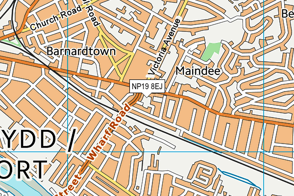 NP19 8EJ map - OS VectorMap District (Ordnance Survey) NP19 8EJ map - OS VectorMap District (Ordnance Survey)