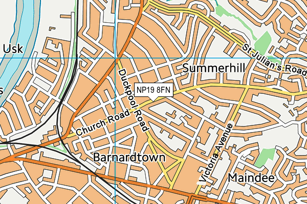 NP19 8FN map - OS VectorMap District (Ordnance Survey) NP19 8FN map - OS VectorMap District (Ordnance Survey)