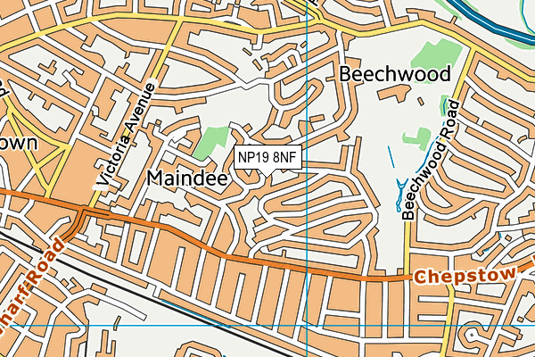 NP19 8NF map - OS VectorMap District (Ordnance Survey) NP19 8NF map - OS VectorMap District (Ordnance Survey)