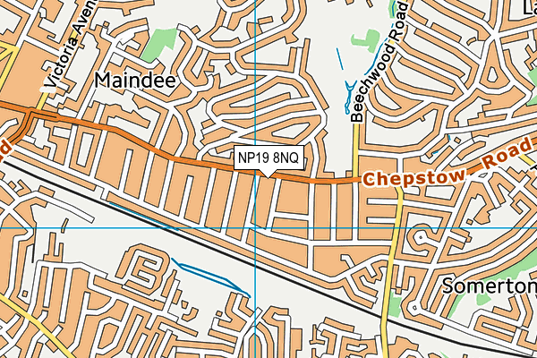 NP19 8NQ map - OS VectorMap District (Ordnance Survey) NP19 8NQ map - OS VectorMap District (Ordnance Survey)