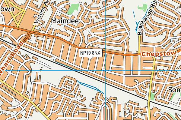 NP19 8NX map - OS VectorMap District (Ordnance Survey) NP19 8NX map - OS VectorMap District (Ordnance Survey)