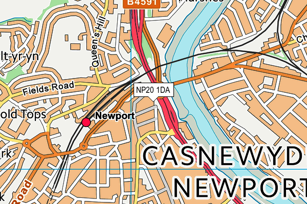 NP20 1DA map - OS VectorMap District (Ordnance Survey) NP20 1DA map - OS VectorMap District (Ordnance Survey)