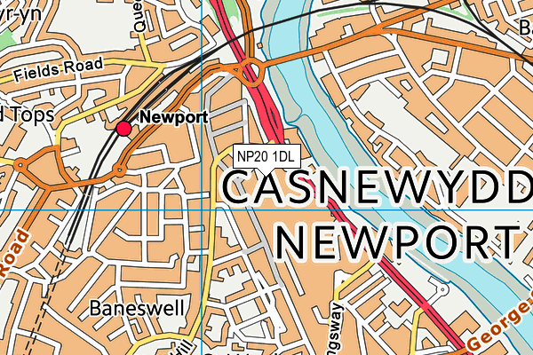 NP20 1DL map - OS VectorMap District (Ordnance Survey) NP20 1DL map - OS VectorMap District (Ordnance Survey)