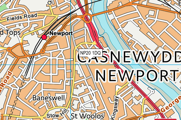 NP20 1DQ map - OS VectorMap District (Ordnance Survey) NP20 1DQ map - OS VectorMap District (Ordnance Survey)