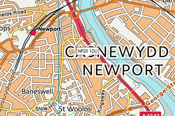 NP20 1DU map - OS VectorMap District (Ordnance Survey) NP20 1DU map - OS VectorMap District (Ordnance Survey)