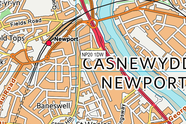 NP20 1DW map - OS VectorMap District (Ordnance Survey) NP20 1DW map - OS VectorMap District (Ordnance Survey)