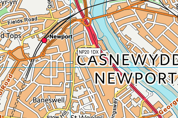 NP20 1DX map - OS VectorMap District (Ordnance Survey) NP20 1DX map - OS VectorMap District (Ordnance Survey)