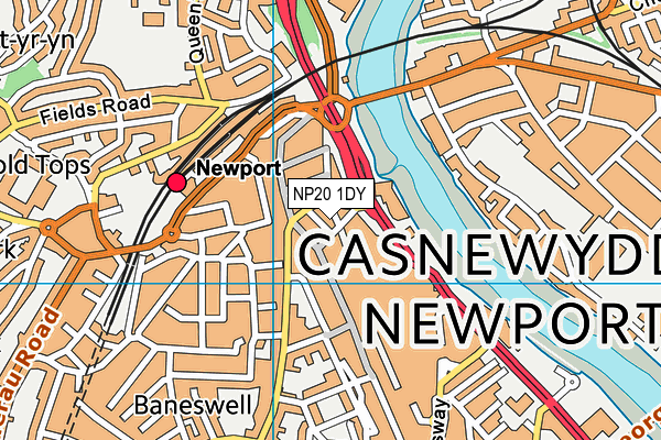 NP20 1DY map - OS VectorMap District (Ordnance Survey) NP20 1DY map - OS VectorMap District (Ordnance Survey)