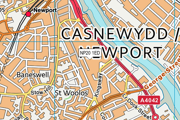 NP20 1ED map - OS VectorMap District (Ordnance Survey) NP20 1ED map - OS VectorMap District (Ordnance Survey)