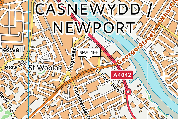 NP20 1EH map - OS VectorMap District (Ordnance Survey) NP20 1EH map - OS VectorMap District (Ordnance Survey)