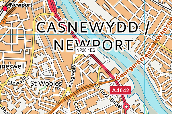 NP20 1ES map - OS VectorMap District (Ordnance Survey) NP20 1ES map - OS VectorMap District (Ordnance Survey)
