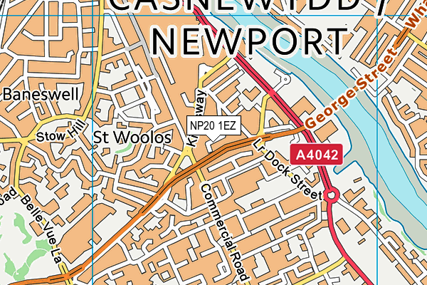 NP20 1EZ map - OS VectorMap District (Ordnance Survey) NP20 1EZ map - OS VectorMap District (Ordnance Survey)