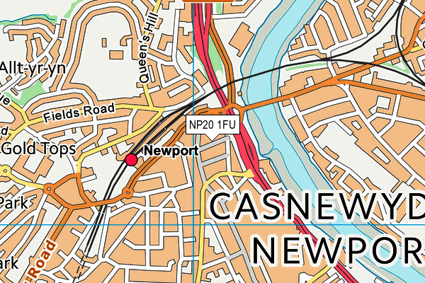 NP20 1FU map - OS VectorMap District (Ordnance Survey) NP20 1FU map - OS VectorMap District (Ordnance Survey)