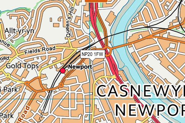 NP20 1FW map - OS VectorMap District (Ordnance Survey) NP20 1FW map - OS VectorMap District (Ordnance Survey)