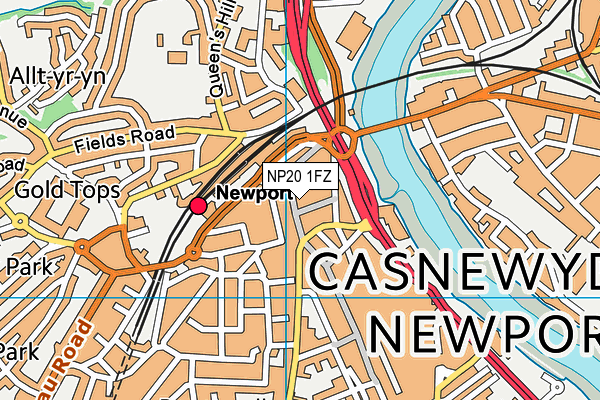 NP20 1FZ map - OS VectorMap District (Ordnance Survey) NP20 1FZ map - OS VectorMap District (Ordnance Survey)