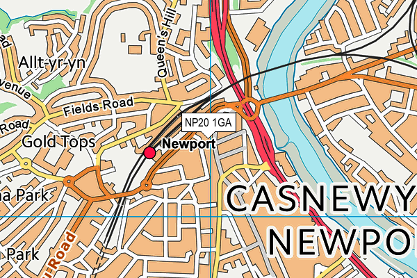 NP20 1GA map - OS VectorMap District (Ordnance Survey) NP20 1GA map - OS VectorMap District (Ordnance Survey)