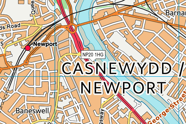 NP20 1HG map - OS VectorMap District (Ordnance Survey) NP20 1HG map - OS VectorMap District (Ordnance Survey)