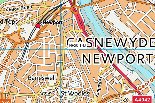 NP20 1HJ map - OS VectorMap District (Ordnance Survey) NP20 1HJ map - OS VectorMap District (Ordnance Survey)