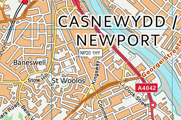 NP20 1HY map - OS VectorMap District (Ordnance Survey) NP20 1HY map - OS VectorMap District (Ordnance Survey)