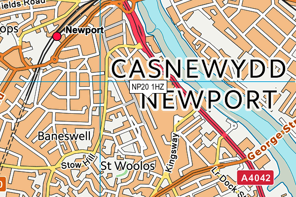 NP20 1HZ map - OS VectorMap District (Ordnance Survey) NP20 1HZ map - OS VectorMap District (Ordnance Survey)