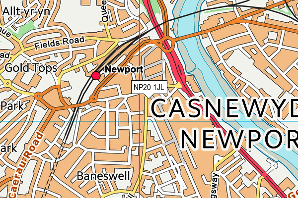 NP20 1JL map - OS VectorMap District (Ordnance Survey) NP20 1JL map - OS VectorMap District (Ordnance Survey)