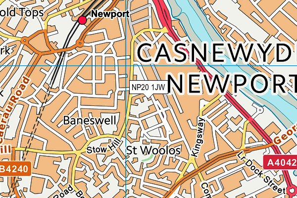 NP20 1JW map - OS VectorMap District (Ordnance Survey) NP20 1JW map - OS VectorMap District (Ordnance Survey)