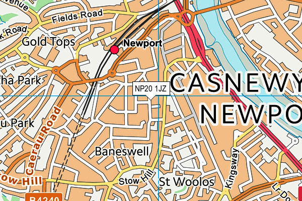 NP20 1JZ map - OS VectorMap District (Ordnance Survey) NP20 1JZ map - OS VectorMap District (Ordnance Survey)