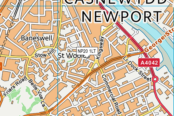 NP20 1LT map - OS VectorMap District (Ordnance Survey) NP20 1LT map - OS VectorMap District (Ordnance Survey)