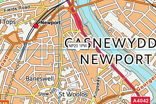 NP20 1PW map - OS VectorMap District (Ordnance Survey) NP20 1PW map - OS VectorMap District (Ordnance Survey)