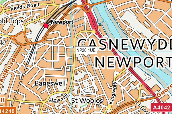 NP20 1UE map - OS VectorMap District (Ordnance Survey) NP20 1UE map - OS VectorMap District (Ordnance Survey)