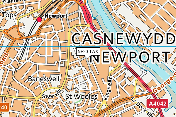 NP20 1WX map - OS VectorMap District (Ordnance Survey) NP20 1WX map - OS VectorMap District (Ordnance Survey)
