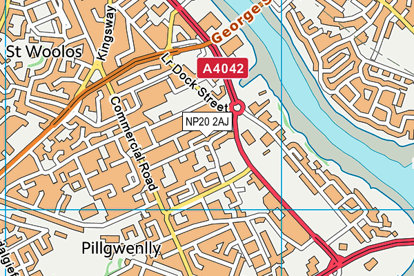 NP20 2AJ map - OS VectorMap District (Ordnance Survey) NP20 2AJ map - OS VectorMap District (Ordnance Survey)