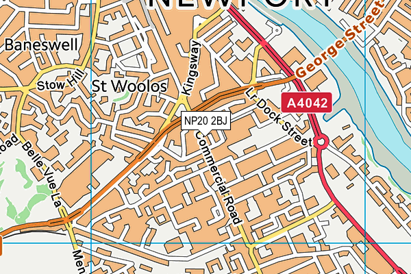 NP20 2BJ map - OS VectorMap District (Ordnance Survey)